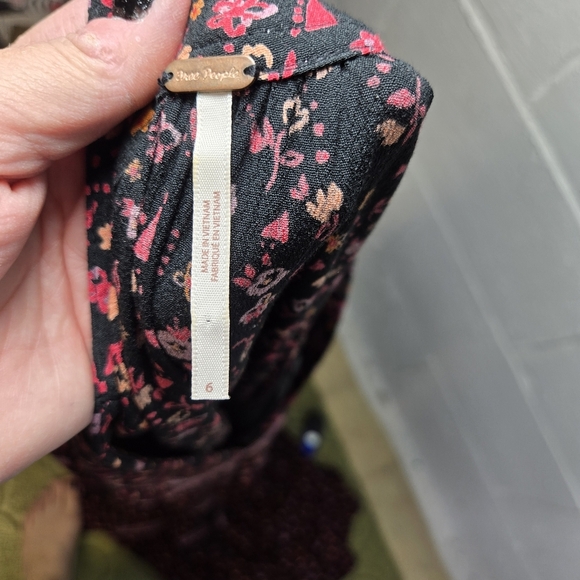 Free People Take A Little Time Floral Long Sleeve Maxi Dress - Picture 9 of 13